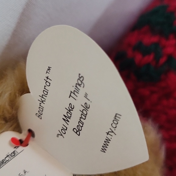 Ty Beanie Babies Bearkhardt the Bear 1993 vintage - Picture 11 of 11